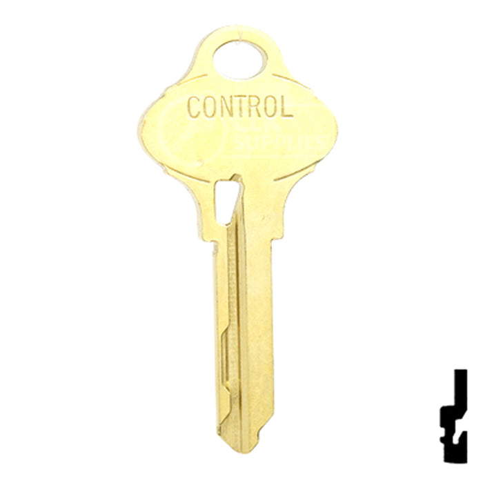 Uncut OEM Key Blank | Schlage Everest | S123 Control Residential-Commercial Key Schlage