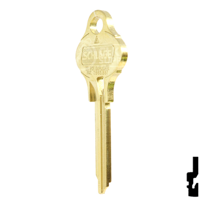 Uncut OEM Key Blank | Schlage Everest | S123 Control Residential-Commercial Key Schlage