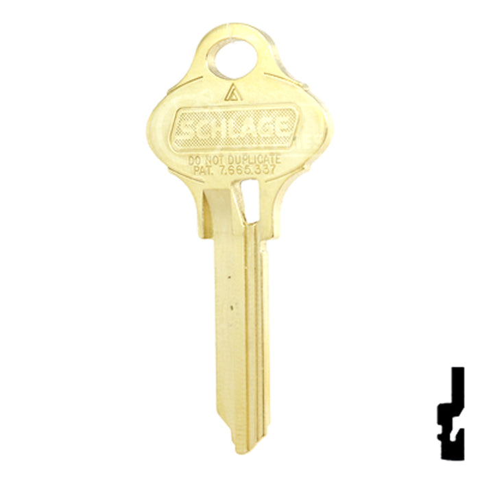 Uncut OEM Key Blank | Schlage Everest | S123 Control Residential-Commercial Key Schlage