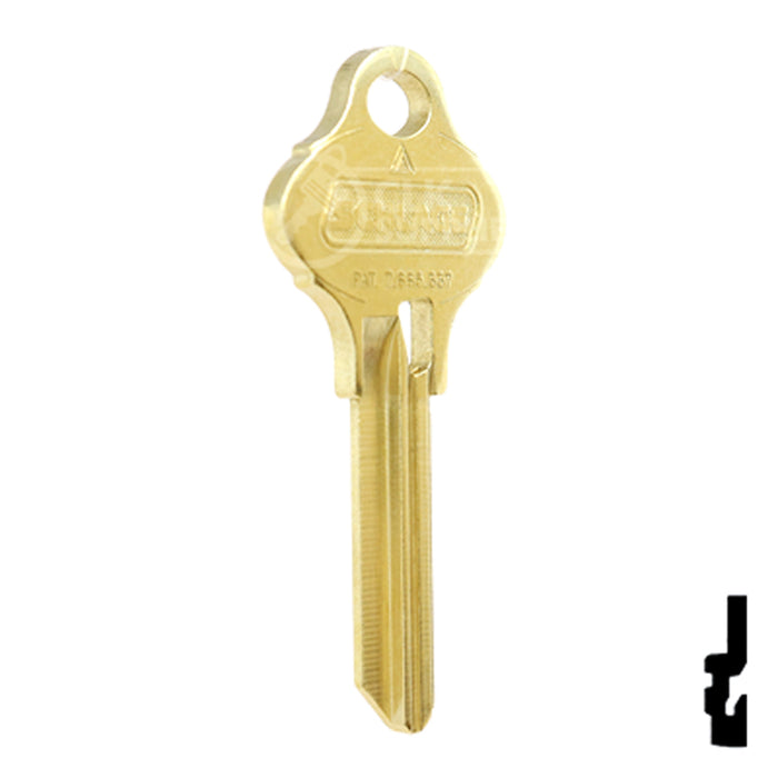 Uncut OEM Key Blank | Schlage Everest | S145 Residential-Commercial Key Schlage