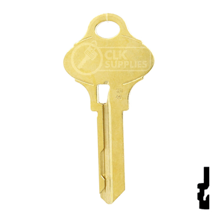 Uncut OEM Key Blank | Schlage Everest | S145 Residential-Commercial Key Schlage