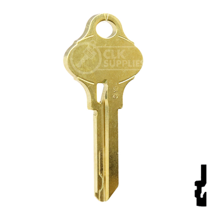 Uncut OEM Key Blank | Schlage Everest | S145 Residential-Commercial Key Schlage