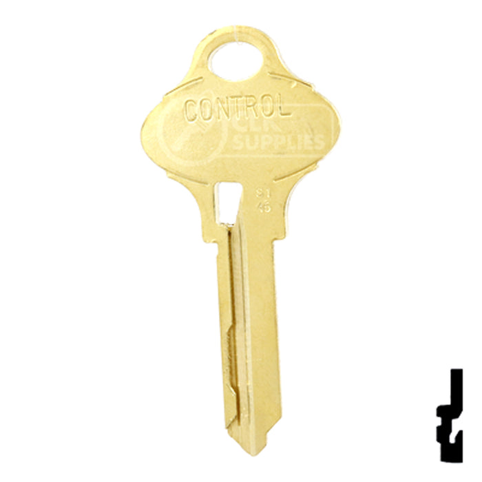 Uncut OEM Key Blank | Schlage Everest | S145 Control Residential-Commercial Key Schlage