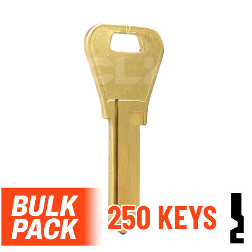 WR3 1054WB Weiser Key 250 Bulk Pack Residential-Commercial Key JMA USA