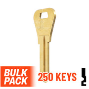 WR3 1054WB Weiser Key 250 Bulk Pack Residential-Commercial Key JMA USA