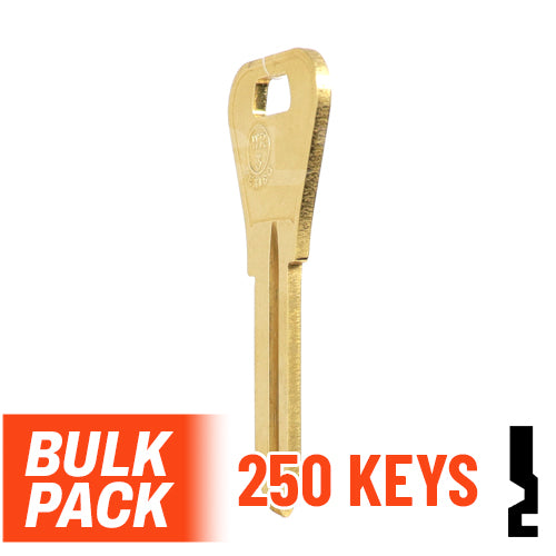 WR3 1054WB Weiser Key 250 Bulk Pack Residential-Commercial Key JMA USA