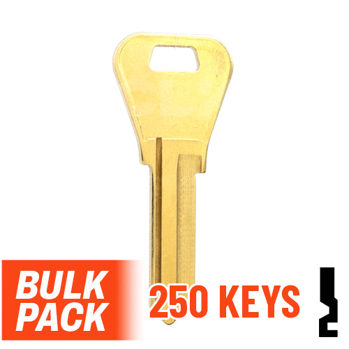 WR3 1054WB Weiser Key 250 Bulk Pack Residential-Commercial Key JMA USA