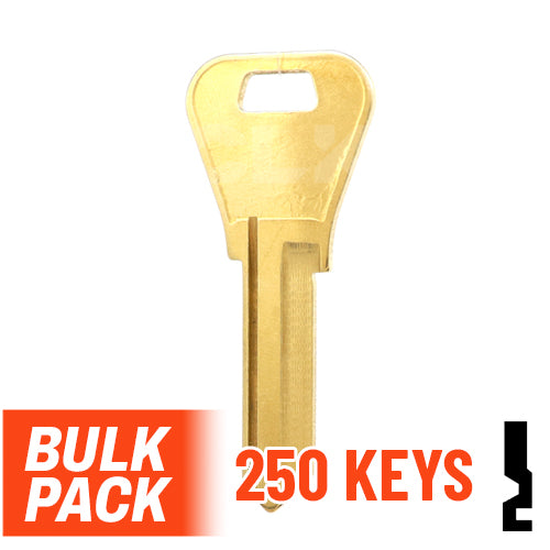 WR3 1054WB Weiser Key 250 Bulk Pack Residential-Commercial Key JMA USA