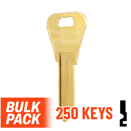 WR3 1054WB Weiser Key 250 Bulk Pack Residential-Commercial Key JMA USA