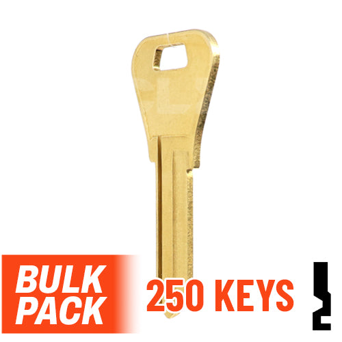 WR3 1054WB Weiser Key 250 Bulk Pack Residential-Commercial Key JMA USA