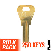 WR3 1054WB Weiser Key 250 Bulk Pack Residential-Commercial Key JMA USA