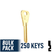 WR3 1054WB Weiser Key 250 Bulk Pack Residential-Commercial Key JMA USA