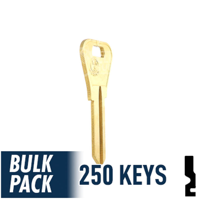 WR3 1054WB Weiser Key 250 Bulk Pack Residential-Commercial Key JMA USA