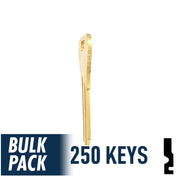 WR3 1054WB Weiser Key 250 Bulk Pack Residential-Commercial Key JMA USA