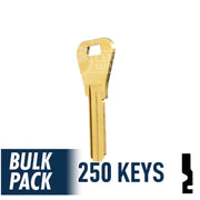 WR3 1054WB Weiser Key 250 Bulk Pack Residential-Commercial Key JMA USA