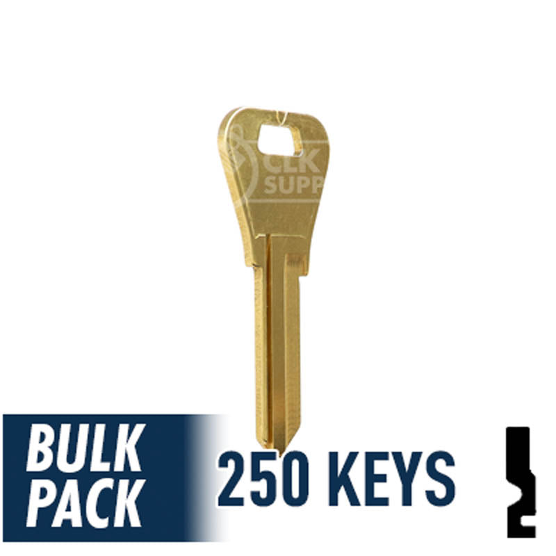 WR3 1054WB Weiser Key 250 Bulk Pack Residential-Commercial Key JMA USA