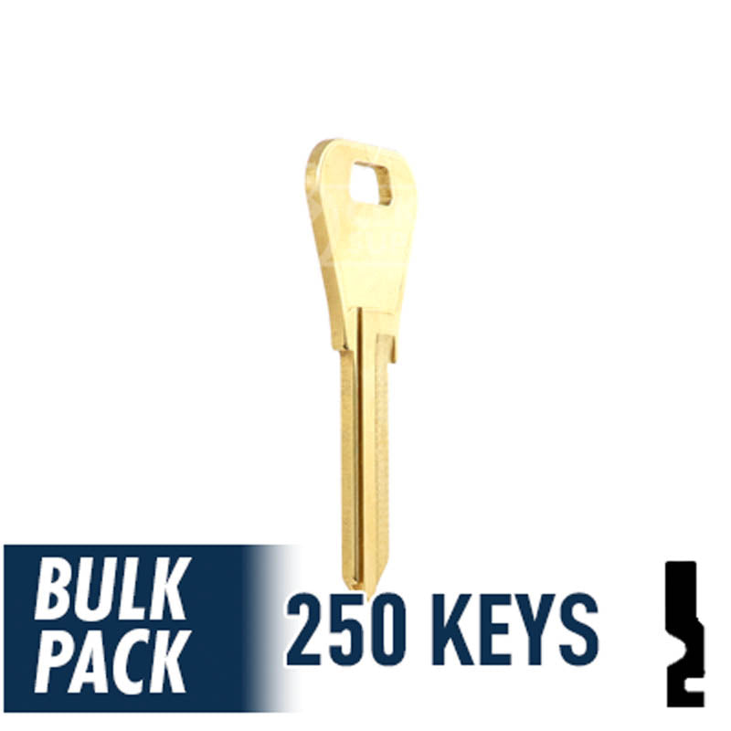 WR3 1054WB Weiser Key 250 Bulk Pack Residential-Commercial Key JMA USA
