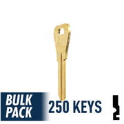 WR3 1054WB Weiser Key 250 Bulk Pack Residential-Commercial Key JMA USA