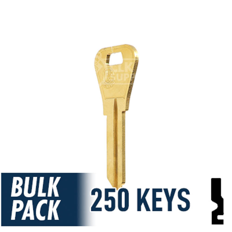 WR3 1054WB Weiser Key 250 Bulk Pack Residential-Commercial Key JMA USA