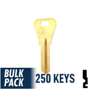 WR3 1054WB Weiser Key 250 Bulk Pack Residential-Commercial Key JMA USA