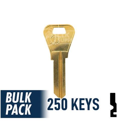WR3 1054WB Weiser Key 250 Bulk Pack Residential-Commercial Key JMA USA