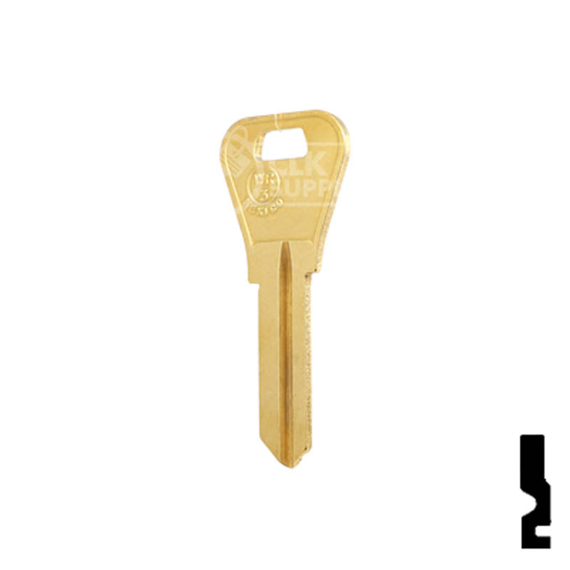 WR3, 1054WB Weiser Key Residential-Commercial Key JMA USA