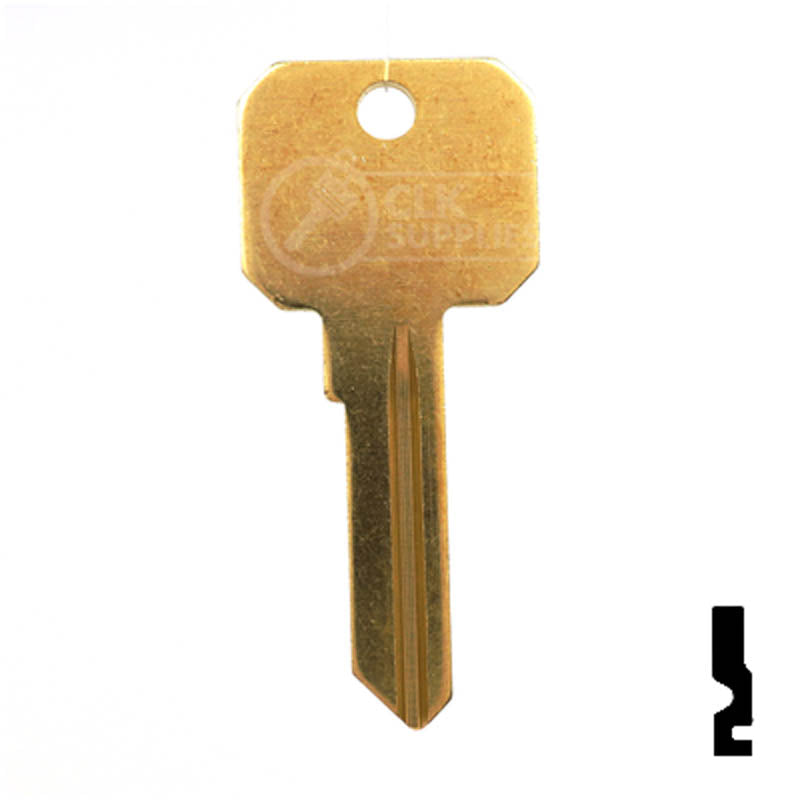 Residential Key Blanks | Uncut Neuter Bow Key Blank | Weiser | WR3, WR5 ...