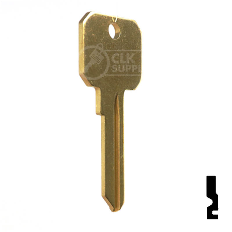 WR3, WR5 Weiser Neuter Bow Key Residential-Commercial Key Ilco