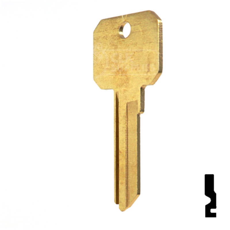 WR3, WR5 Weiser Neuter Bow Key Residential-Commercial Key Ilco