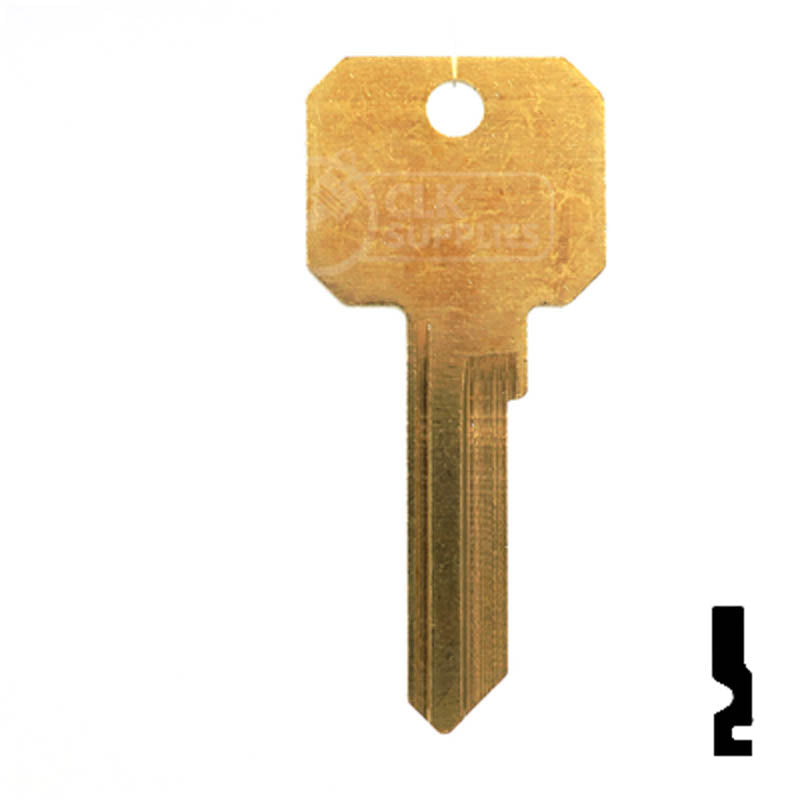 WR3, WR5 Weiser Neuter Bow Key Residential-Commercial Key Ilco