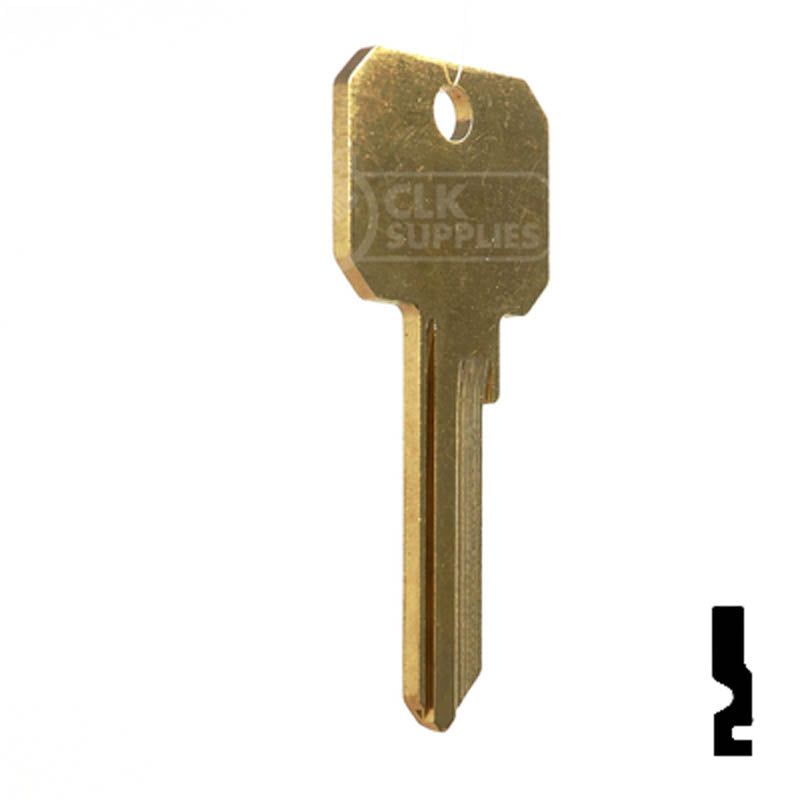 WR3, WR5 Weiser Neuter Bow Key Residential-Commercial Key Ilco