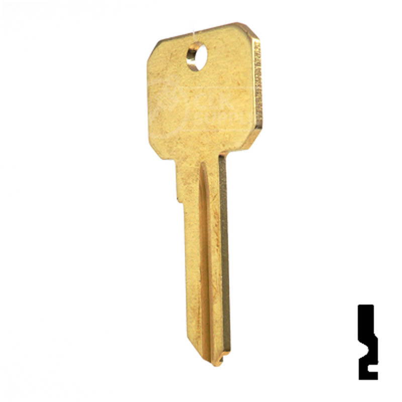 WR3, WR5 Weiser Neuter Bow Key Residential-Commercial Key Ilco