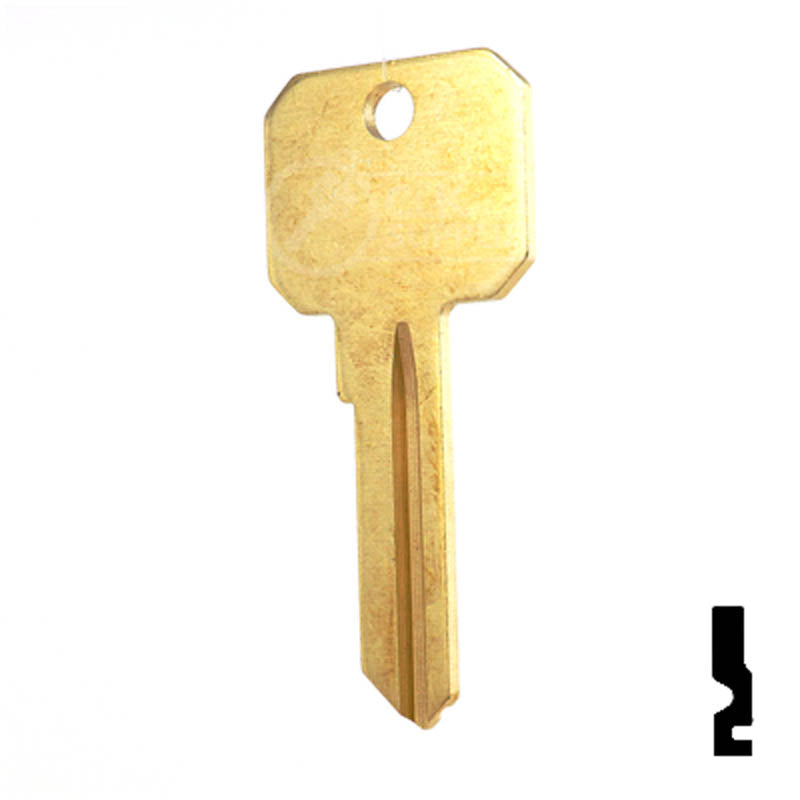 WR3, WR5 Weiser Neuter Bow Key Residential-Commercial Key Ilco