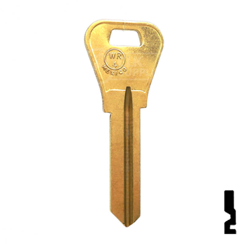 WR4, A1054WB Weiser Key Residential-Commercial Key JMA USA