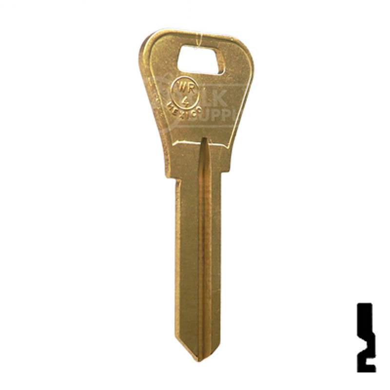 WR4, A1054WB Weiser Key Residential-Commercial Key JMA USA