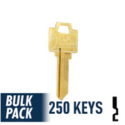 WR5 Weiser Key Bulk Pack -250 by Ilco Residential-Commercial Key Ilco