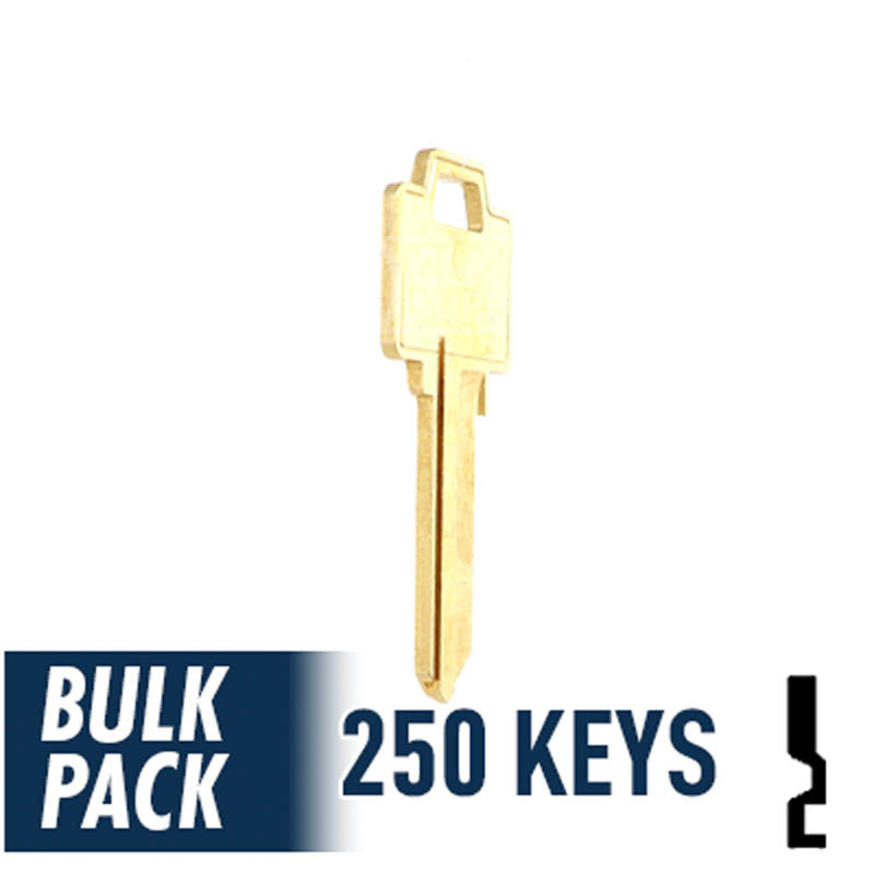 WR5 Weiser Key Bulk Pack -250 by Ilco Residential-Commercial Key Ilco