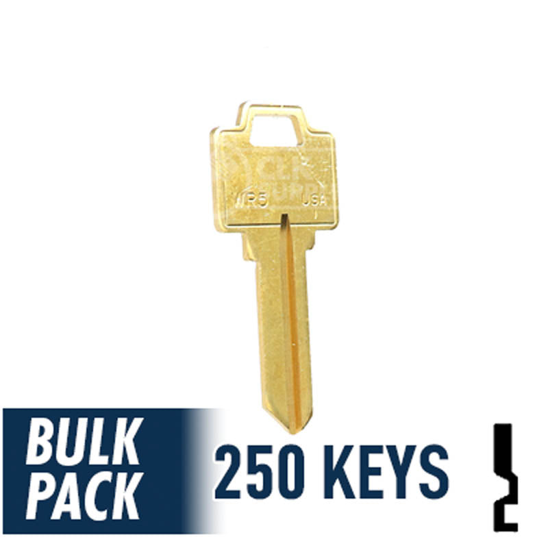 WR5 Weiser Key Bulk Pack -250 by Ilco Residential-Commercial Key Ilco