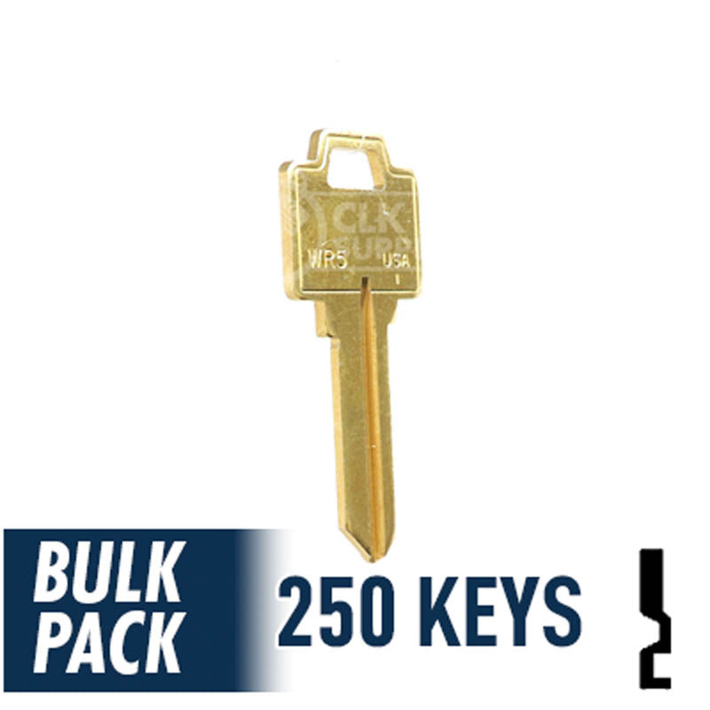 WR5 Weiser Key Bulk Pack -250 by Ilco Residential-Commercial Key Ilco