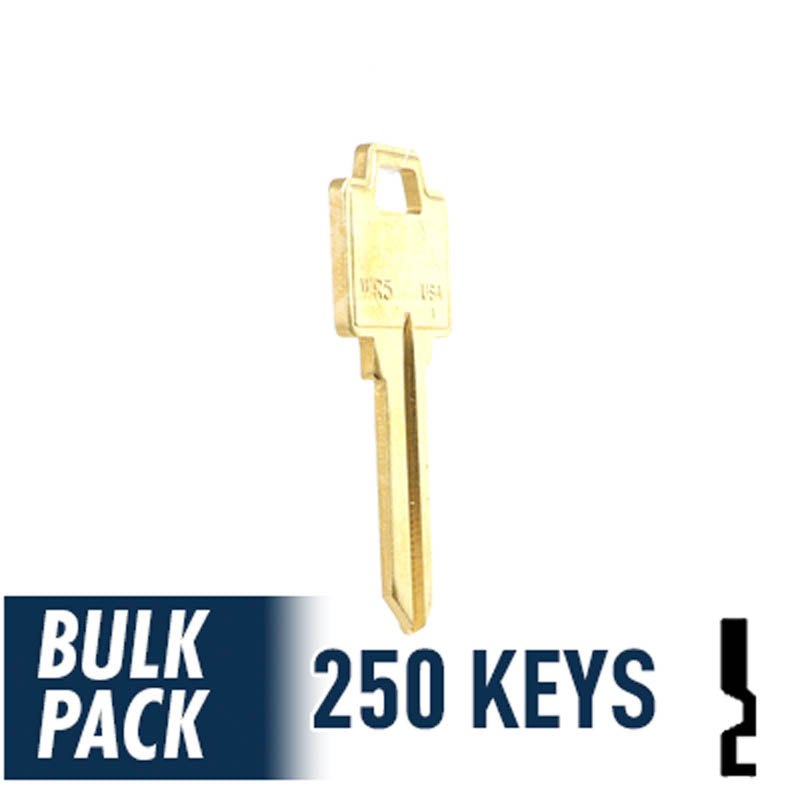 WR5 Weiser Key Bulk Pack -250 by Ilco Residential-Commercial Key Ilco
