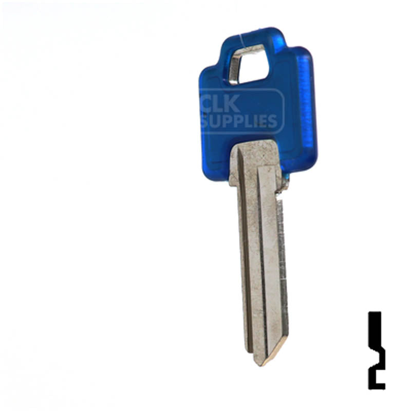 WR5 Weiser Transparent Color Head Assortment 5Pcs Residential-Commercial Key Ilco