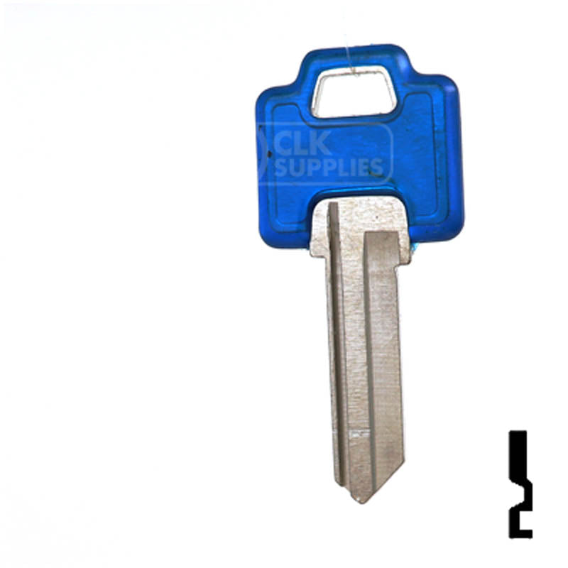 WR5 Weiser Transparent Color Head Assortment 5Pcs Residential-Commercial Key Ilco