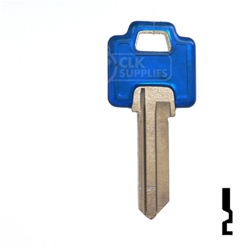WR5 Weiser Transparent Color Head Assortment 5Pcs Residential-Commercial Key Ilco