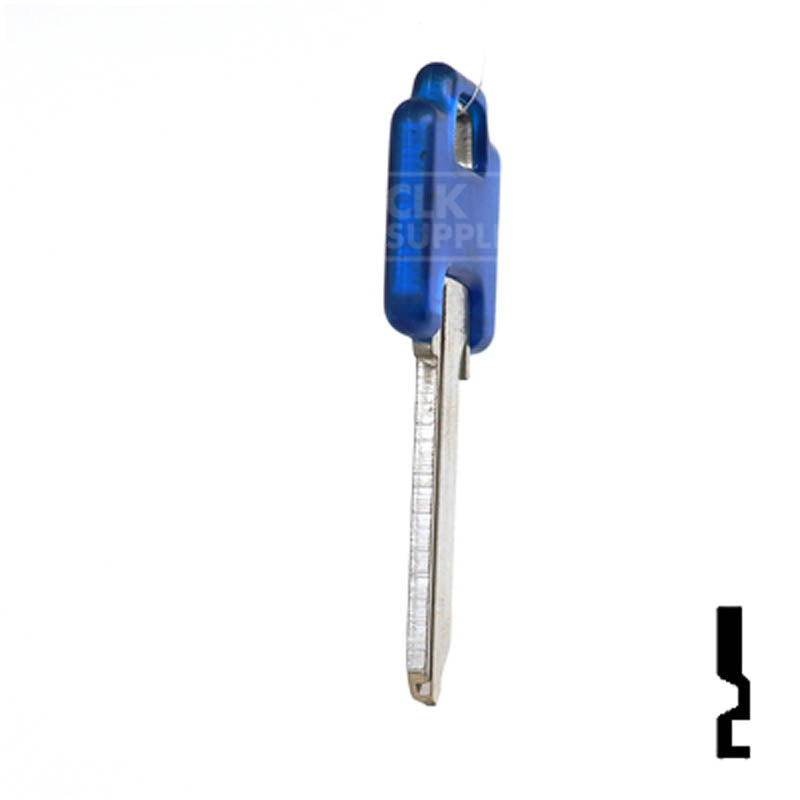 WR5 Weiser Transparent Color Head Assortment 5Pcs Residential-Commercial Key Ilco
