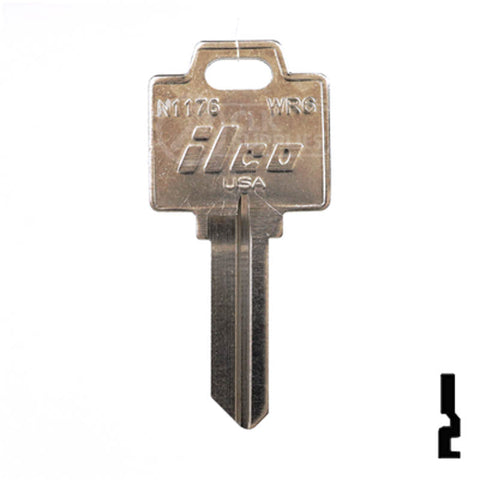 WR6, N1176 Weiser Smart Key Residential-Commercial Key Ilco