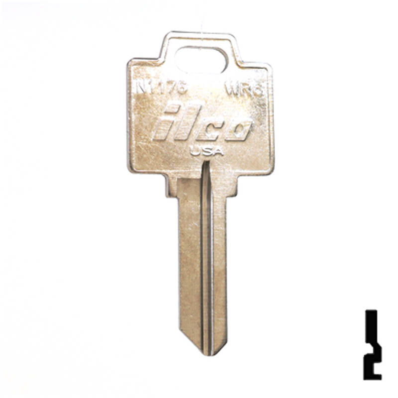 WR6, N1176 Weiser Smart Key Residential-Commercial Key Ilco