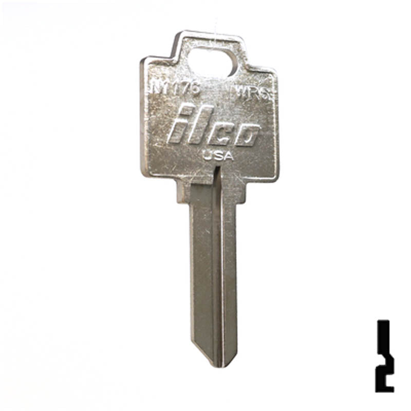 WR6, N1176 Weiser Smart Key Residential-Commercial Key Ilco