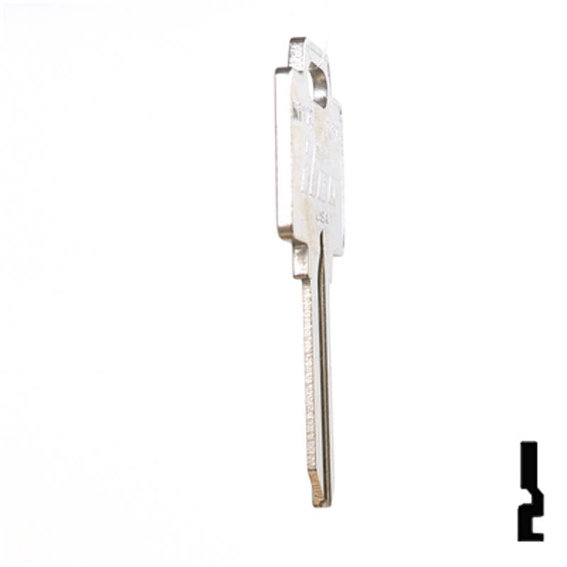 WR6, N1176 Weiser Smart Key Residential-Commercial Key Ilco