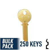 Y1 Yale Key Bulk Pack -250 by Ilco Residential-Commercial Key Ilco