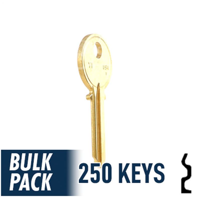 Y1 Yale Key Bulk Pack -250 by Ilco Residential-Commercial Key Ilco